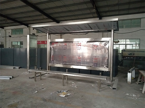 不銹鋼公交站臺(tái)